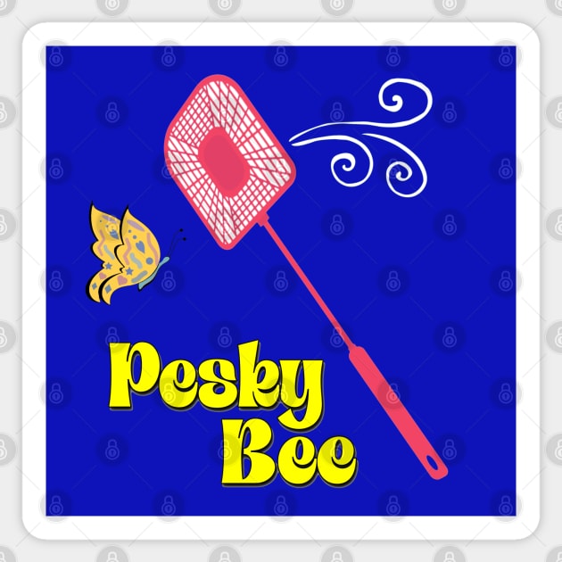 Pesky Bee - DHMIS Sticker by INLE Designs